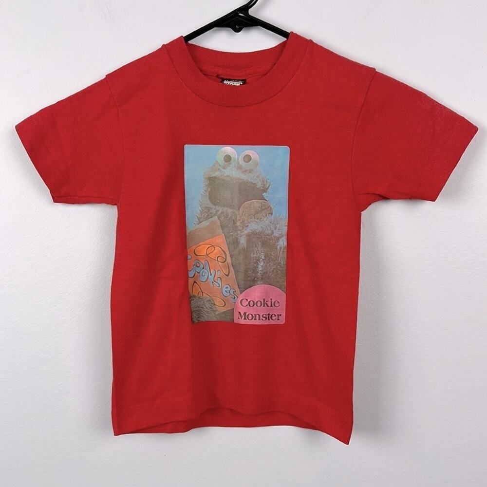 Sesame Street Cookie Monster vintage single stitch 6-8 tshirt